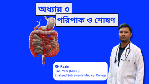 প্রাণীবিজ্ঞান অধ্যায় ৩-পরিপাক ও শোষণ